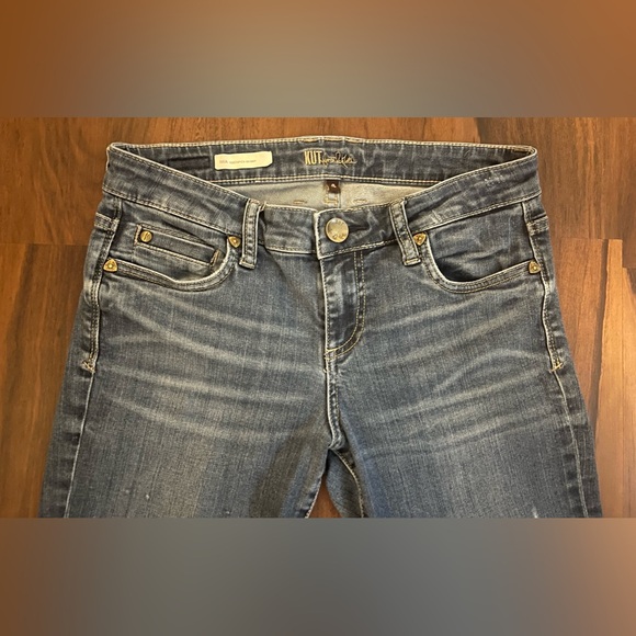 Kut from the Kloth MIA Toothpick Skinny Low Rise Jeans Sz 4 - Picture 3 of 5